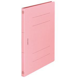 （まとめ） ライオン事務器 フラットファイル（環境） 樹脂押え具 A4タテ 150枚収容 背幅18mm ピンク A-516KA4S 1セット（10冊） 【×5セット】