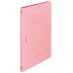 （まとめ） ライオン事務器 フラットファイル（環境） 樹脂押え具 A4タテ 150枚収容 背幅18mm ピンク A-516KA4S 1セット（10冊） 【×5セット】