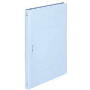 （まとめ） ライオン事務器 フラットファイル（環境） 樹脂押え具 A4タテ 150枚収容 背幅18mm ライトブルー A-510KA4S 1セット（10冊） 【×5セット】