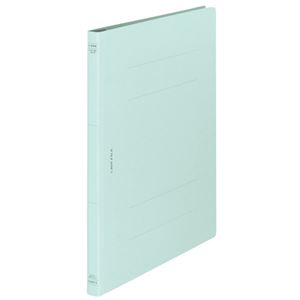 （まとめ） ライオン事務器 フラットファイル（環境） 樹脂押え具 A4タテ 150枚収容 背幅18mm 水 A-518KA4S 1セット（10冊） 【×5セット】