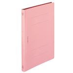 （まとめ） ライオン事務器 フラットファイル（環境） 樹脂押え具 B5タテ 150枚収容 背幅18mm ピンク A-526KB5S 1セット（10冊） 【×10セット】