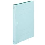 （まとめ） ライオン事務器 フラットファイル（環境） 樹脂押え具 B5タテ 150枚収容 背幅18mm 水 A-528KB5S 1セット（10冊） 【×10セット】