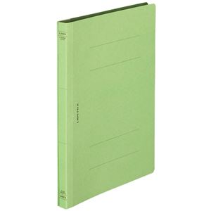 （まとめ） ライオン事務器 フラットファイル（環境） 樹脂押え具 B5タテ 150枚収容 背幅18mm 緑 A-529KB5S 1セット（10冊） 【×10セット】