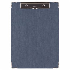 （まとめ） ライオン事務器 ボール用箋挟 A4タテ 紺 No.120 1枚 【×15セット】