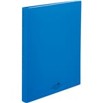（まとめ） リヒトラブ AQUA DROPs クリヤーブック（クリアブック）（ポケット交換タイプ） A4タテ 30穴 30ポケット付属 背幅25mm 青 N5016-8 1冊 【×10セット】