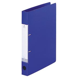 （まとめ） リヒトラブ リクエスト D型リングファイル A4タテ 2穴 230枚収容 背幅34mm 青 G2220-8 1冊 【×15セット】