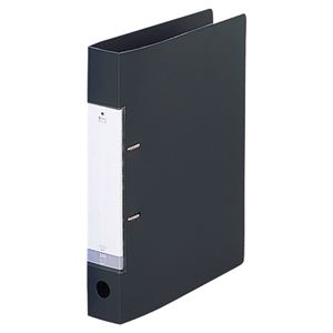 （まとめ） リヒトラブ リクエスト D型リングファイル A4タテ 2穴 350枚収容 背幅46mm 黒 G2230-24 1冊 【×15セット】