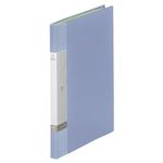 （まとめ） リヒトラブ リクエスト クリヤーブック（クリアブック） A4タテ 20ポケット 背幅16mm 水 G3201-14 1冊 【×20セット】