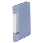 （まとめ） リヒトラブ リクエスト クリヤーブック（クリアブック） A4タテ 40ポケット 背幅32mm 水 G3202-14 1冊 【×10セット】