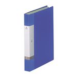 （まとめ） リヒトラブ リクエスト クリヤーブック（クリアブック） A4タテ 40ポケット 背幅32mm 青 G3202-8 1冊 【×10セット】
