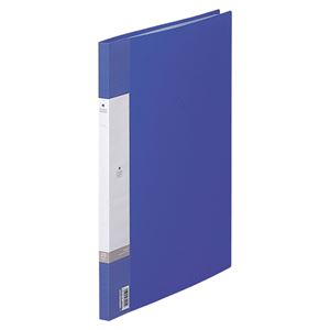 （まとめ） リヒトラブ リクエスト クリヤーブック（クリアブック） B4タテ 20ポケット 背幅16mm 青 G3211-8 1冊 【×10セット】