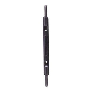 （まとめ） リヒトラブ ルーパーファスナー 足間隔80mm 約150枚収容 2穴 黒 F-1-24 1パック（5本） 【×40セット】