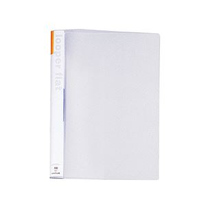 （まとめ） リヒトラブ ルーパーフラット A4タテ 2穴 100枚収容 黄 F-52-5 1冊 【×40セット】