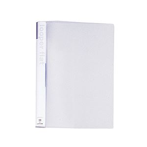 （まとめ） リヒトラブ ルーパーフラット A4タテ 2穴 100枚収容 乳白 F-52-1 1冊 【×40セット】