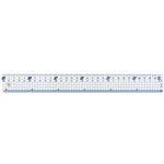 （まとめ） レイメイ藤井 Study Mate 再生PET定規はしゼロメモリ 30cm APJ207 1個 【×40セット】