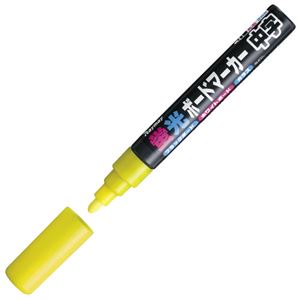 （まとめ） レイメイ藤井 蛍光ボードマーカー 中字丸芯 イエロー LBM252Y 1本 【×20セット】