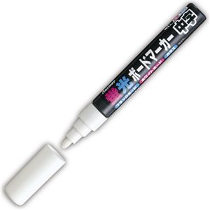 （まとめ） レイメイ藤井 蛍光ボードマーカー 中字丸芯 ホワイト LBM252W 1本 【×20セット】