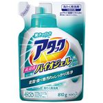 （まとめ） 花王 アタック 高浸透バイオジェル つめかえ用 810g 1個 【×10セット】