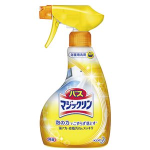 （まとめ） 花王 バスマジックリン 泡立ちスプレー 本体 380ml 1本 【×10セット】