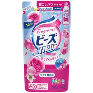 （まとめ） 花王 フレグランスニュービーズNeo つめかえ用 360g 1個 【×15セット】