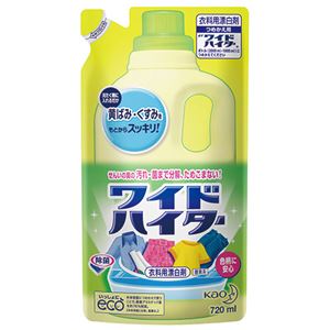 （まとめ） 花王 ワイドハイター つめかえ用 720ml 1個 【×20セット】