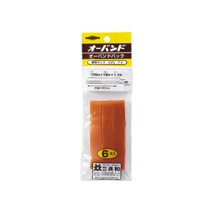 （まとめ） 共和 オーバンドパック #25 内径63.5mm GK-400 1パック（6本） 【×30セット】