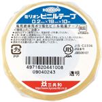 （まとめ） 共和 ミリオンビニールテープ 19mm×10m 透明 HF-110-A 1巻 【×60セット】