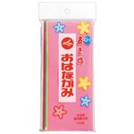 （まとめ） 合鹿製紙 おはながみ五色鶴 5色詰め合せ #200 1パック（100枚） 【×30セット】