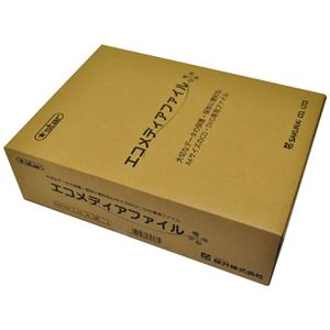（まとめ） 桜井 エコメディアファイル A4 6穴 白 EMFA4W 1パック（5冊） 【×4セット】
