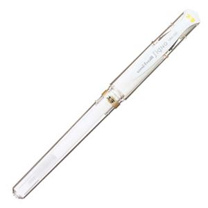 （まとめ） 三菱鉛筆 ゲルインクボールペン ユニボール シグノ 太字 1.0mm ホワイト UM153.1 1本 【×40セット】