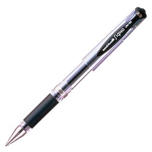 （まとめ） 三菱鉛筆 ゲルインクボールペン ユニボール シグノ 太字 1.0mm 黒 UM153.24 1本 【×40セット】