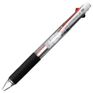 （まとめ） 三菱鉛筆 ジェットストリーム 2色ボールペン 0.7mm （軸色 透明） SXE230007.T 1本 【×20セット】