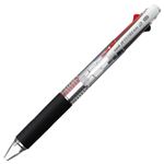 （まとめ） 三菱鉛筆 ジェットストリーム 2色ボールペン 0.7mm （軸色 透明） SXE230007.T 1本 【×20セット】