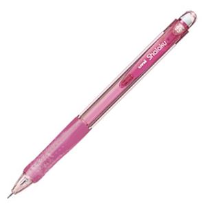 （まとめ） 三菱鉛筆 シャープ SHARPペンシル VERYシャ楽 0.5mm （軸色 透明ピンク） M5100T.13 1本 【×60セット】