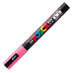 （まとめ） 三菱鉛筆 水性マーカー ポスカ 細字丸芯 桃 PC3M.13 1本 【×30セット】