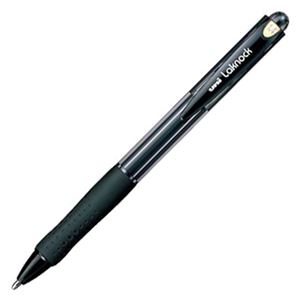 （まとめ） 三菱鉛筆 油性ボールペン VERY楽ノック 極太 1.4mm 黒 SN10014.24 1本 【×60セット】