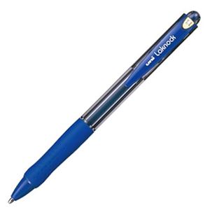 （まとめ） 三菱鉛筆 油性ボールペン VERY楽ノック 極太 1.4mm 青 SN10014.33 1本 【×60セット】