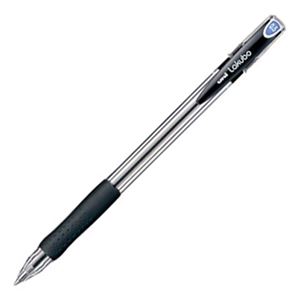 （まとめ） 三菱鉛筆 油性ボールペン VERY楽ボ 極細 0.5mm 黒 SG10005.24 1本 【×60セット】