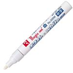 （まとめ） 寺西化学 油性ペイントマーカー マジックインキ ホワイト・white SR No.500W（中字） M500W 1本 【×40セット】