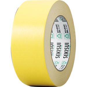 （まとめ） 積水化学 カラークラフトテープ#500WC 50mm×50m 黄 K50WY13 1巻 【×20セット】
