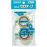 （まとめ） 積水化学 セロテープ 詰め替え 18mm×7m C40SH03 1パック（2巻） 【×20セット】