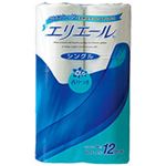 （まとめ） 大王製紙 エリエール トイレットティシュー シングル 芯あり 60m 1パック（12ロール） 【×5セット】
