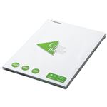（まとめ） 長門屋商店 Color Paper A4 厚口 白 ナ-3301 1冊（100枚） 【×5セット】