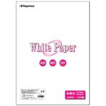 （まとめ） 長門屋商店 ホワイトペーパー A3 中厚口 70kg ナ-004 1冊（100枚） 【×4セット】