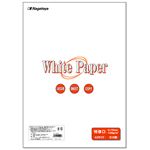 （まとめ） 長門屋商店 ホワイトペーパー A3 特厚口 110kg ナ-024 1冊（50枚） 【×4セット】
