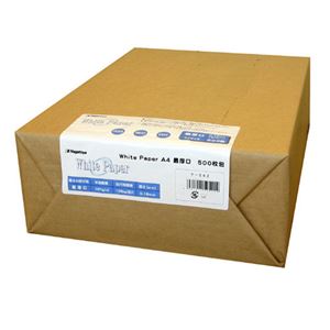 （まとめ） 長門屋商店 ホワイトペーパー A4 最厚口 135kg ナ-542 1冊（500枚） 【×2セット】