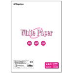 （まとめ） 長門屋商店 ホワイトペーパー B4 中厚口 70kg ナ-003 1冊（100枚） 【×5セット】