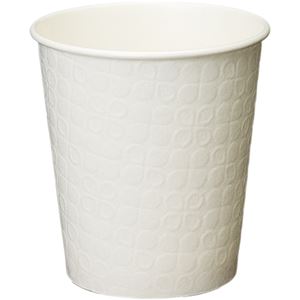 （まとめ） 日本デキシー ホワイト断熱カップ 250ml（8.5オンス） KHCD75LW 1パック（10個） 【×40セット】