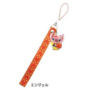 【Disney】みんさーストラップ（スティッチエンジェル）