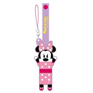 【Disney】プーカールーズ イヤホン巻きストラップ（ミニー）